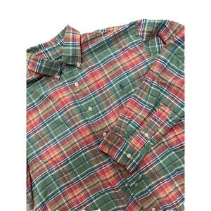 Polo Ralph Lauren XLarge Preppy Long Sleeve plaid Button Down Shirt  XL